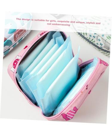 Ipetboom 4-Piece Women's Bandage Travel Period Bags | Stylish Menstrual Storage Pouches | Compact & Decorative Cases - Buy Online on GoSupps.com