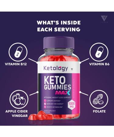 (2 Pack) Ketology Keto + ACV Gummies 525mg (120 Gummies) - Advanced Weight Loss Supplement for Ketosis & Belly Fat - Ketologic Shark Tank Oprah Winfrey Approved - Buy Online on GoSupps.com