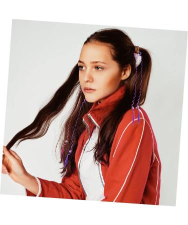 FRCOLOR Boho Decor 3sets Decorative Hairpin Ponytail Extension Cosplay Hair Wig Hair Streak Clip Braided Wigs Fake Ponytail Hair Clip Colored Wigs Birthday Hair Clip Issue Card Women's - Buy Online on GoSupps.com