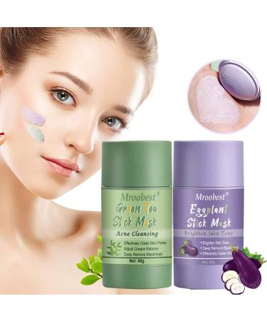Green Tea Mask Stick - Purifying Clay Mask for Oily Skin | Moisturizing & Oil Control - Buy Online on GoSupps.com