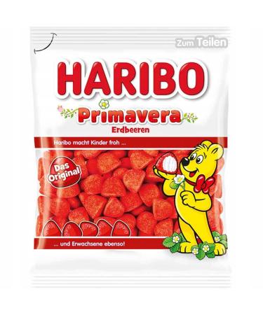 HARIBO Haribo Primavera Pack of 12 bags of strawberries 175 g (12 x 175 g)