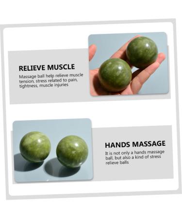 Buy Homsfou Handball Massage Jade Balls - Natural Stone Massage Tool for Fitness & Deep Tissue Relief - Buy Online on GoSupps.com