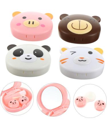 Solustre 8 STK Contact Lens Case Portable Travel Set with Mirror Eye Care Holder for Lenses Ideal for International Shipping - Buy Online on GoSupps.com