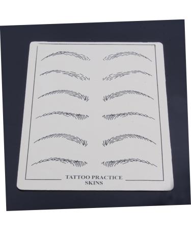 DOITOOL 6 pcs Permanent Skin Fake Microblading Cosmetic Practice Supply for Eyebrow Makeup - Buy Online on GoSupps.com