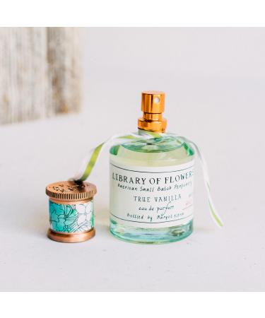 Library of Flowers True Vanilla Eau de Parfum 1.69 Fl. Oz. Bergamot Dark Vanilla & Amber Women s Perfume Eau de Parfum Spray for Women Perfume for Women - Buy Online on GoSupps.com