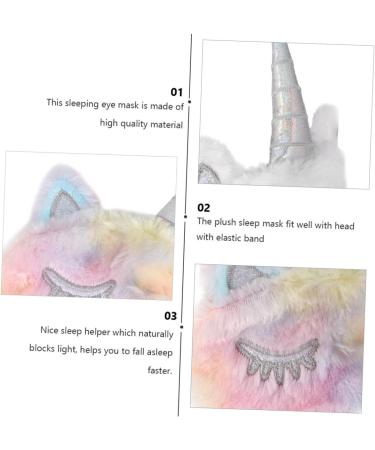 Didiseaon Unicorn Eye Patch Set - 2pcs Plush Sleep Masks & Swim Blindfolds | Stress Relief Travel Eye Covers - Buy Online on GoSupps.com