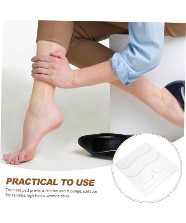 Beaupretty Invisible Heel Inserts 4 Sheets Silicone Heel Cushions for Women | Comfortable Shoe Pads & Protectors - Buy Online on GoSupps.com
