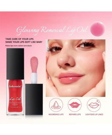 Buy Nourishing Glow Lip Oil - Vegan Tinted Lip Oil in Clear Jam & Pink | Moisturizing High-Shine Finish for Dry Lips - International Shipping Available - Buy Online on GoSupps.com