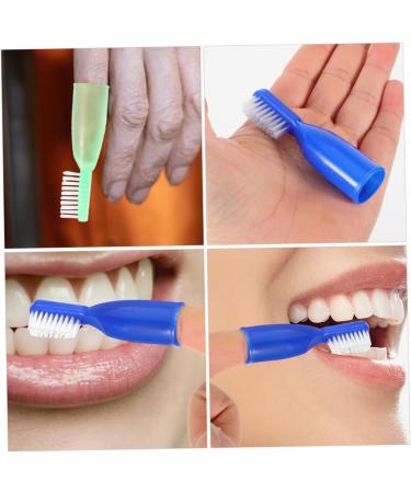 Magiclulu 80 STK Prison Manual Toothbrush - Soft Portable Finger Tooth Cleaning Tools in Assorted Colors | 1 Pack - Buy Online on GoSupps.com