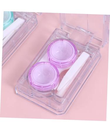 Solustre 4-Piece Mini Container Set for Colored Contact Lenses | Eye Care Holder & Carrying Bag - Buy Online on GoSupps.com