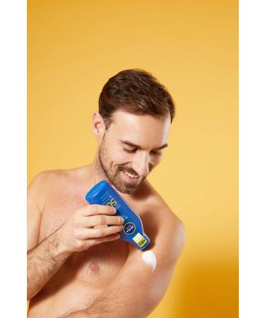 Nivea Sun Protection & Care Sun Milk LSF 50+ | 200 ml Sunscreen with 48h Moisture | UVA/UVB Protection | Pack of 2 | International Shipping - Buy Online on GoSupps.com