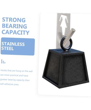 STOBAZA Hole Hooks 1 Pair Hook up Kitchen Cabinet Decor Shower Robe Hooks Hanging Storage Hooks Rearview Mirror Hangers 12.3x4cm As Shown - Buy Online on GoSupps.com
