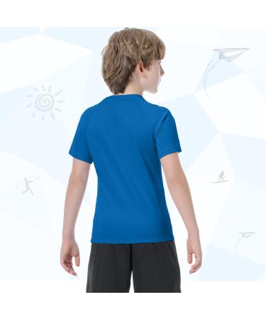 MEETWEE Boys Rash Guard Short Sleeve Swim Shirt - UV Protection UPF 50+ | Quick-Drying Kids Swimwear for International Shipping - Buy Online on GoSupps.com