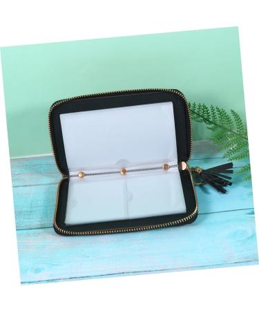 Beatifufu Nail Print Stencil Card Holder Groovy Cheistmas Organizador De Mo os Para Ni as Stamping Plate Holder Purse Holder Stand Nail Art Stencil Bag Cards Bag Nail Art Plates Bag 16x12cm Black - Buy Online on GoSupps.com