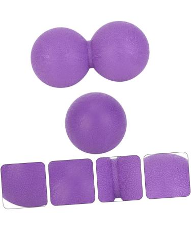 Frcolor 4-Piece Yoga Massage Ball Set - Portable Lacrosse & Foot Massager for Muscle Relaxation - Ideal for Home Use - Buy Online on GoSupps.com