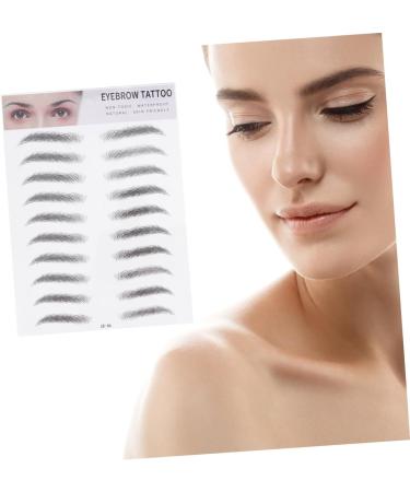 FOMIYES 4 Pcs 3d Eyebrow Stickers 3d Stickers Waterproof Suit Cosmetology Kit Eyebrow Tool Shaper Make up 4d - Buy Online on GoSupps.com