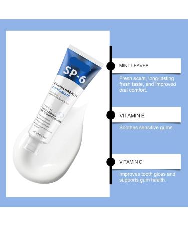 KLYso Refreshing Mint Toothpaste - Gentle Cleaning & Fresh Breath Remove Stains Prevent Tartar Build - Up Maintain Oral Hygiene(3PCS) - Buy Online on GoSupps.com