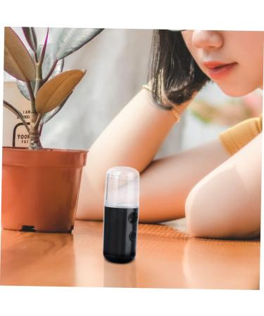 FOMIYES 1pc Plastic Humidifier Face Practical Steamer Facial Women Handy Usb Mist Multi-function Charging 14.5X4CM Black - Buy Online on GoSupps.com