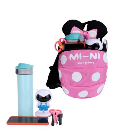 Anti Lost Toddler Backpack with Safety Leash - Pink | Age 1-5 Years - Buy Online on GoSupps.com