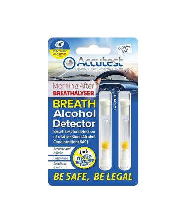 Accutest Disposable Alcohol Test 2 pieces EU certified possibly not in German