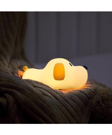 LED Dog Night Light By Sameyee - Soft Silicone Nursery Lamp for Kids - Tap Control, Timer & Sleep Mode - Perfect for Bedroom - Buy Online on GoSupps.com