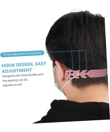 Minkissy 30 pc Mask Ear Cable Loops - Adjustable Mask Strap Buckle Hooks for Ear Protection - Light Blue & Pink Extensions - International Shipping Available - Buy Online on GoSupps.com