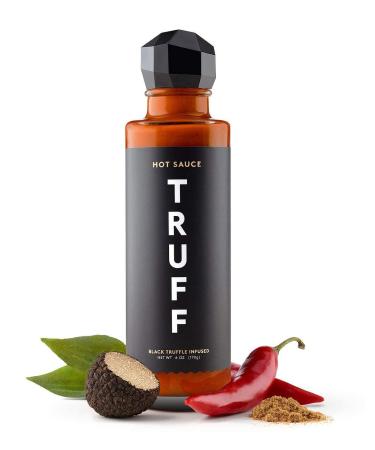 TRUFF Original Black Truffle Hot Sauce, Gourmet Hot Sauce with Ripe Chili Peppers, Black Truffle Oil, Organic Agave Nectar, Unique Flavor Experience in a Bottle, 6 oz.