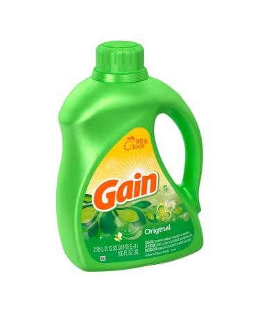Gain Scent High Efficiency Liquid Laundry Detergent Original 100 Fl.Oz