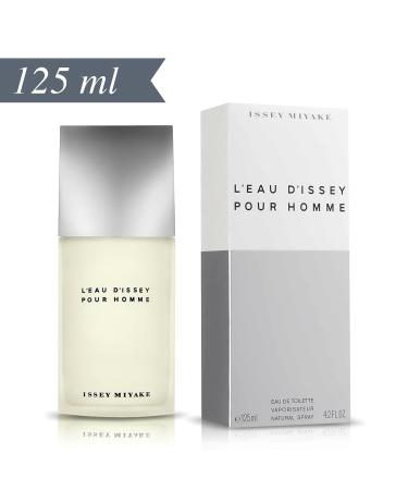 Micasa Fragrances L'eau Pour Homme Cologne for Men 4.2 oz EDT Spray Eau de Toilette - Gift Set Pack with Scented Soy Candle and Empty Travel Perfume Atomizer - Buy Online on GoSupps.com