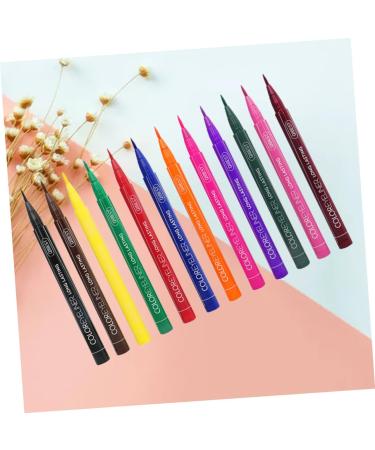 POPETPOP 24 Pcs Eyeliner Pencil Eyeline Liquid Pencil Waterproof Liquid Eyeliner Set Makeup Matte 1 count (Pack of 1) As Shownx2pcs - Buy Online on GoSupps.com