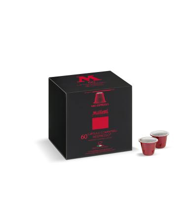 Caffè Musetti, Coffee Capsules Compatible with Nespresso® Machines (Mio Espresso, 60)
