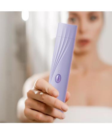 Chaies Shavers For Women Waterproof Cordless Bikini Hair Removal Double Head Daily Use & Compact Travel Purple - Buy Online on GoSupps.com