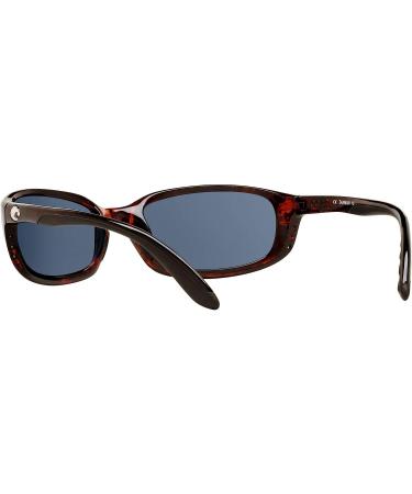 Costa Del Mar Men's Brine Oval Sunglasses Tortoise/Grey Blue Mirrored Polarized-580p 59mm - Buy Online on GoSupps.com