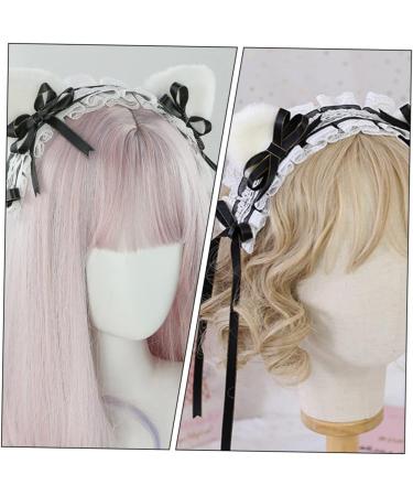 MAGICLULU 1 Set Headband Lolita Headdress Cute Hair Band Lolita Hairband Hair Decor Party Headwear Sweet Hair Pin Lolita Lace Headpiece Lolita Hair Ornament Hair Ornament for Cosplay - Buy Online on GoSupps.com