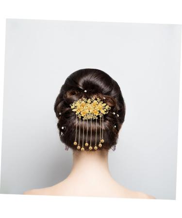 DOITOOL 1pc Vintage Accessories Hairpin Pearl Hair Barrettes Wedding Hair Accessory Gold Trim Pearl Hair Clip Floral Decor Bride Hair Ornaments Metal Flower Crystal Miss Alloy - Buy Online on GoSupps.com