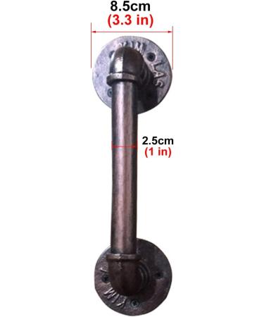 Stair Banister Cast Iron Handrails for Indoor Outdoor Against The Wall Elderly Kids Grab Bar Metal Heavy Duty Railing with Fixings (Size : 80m(31.5in)) - Buy Online on GoSupps.com