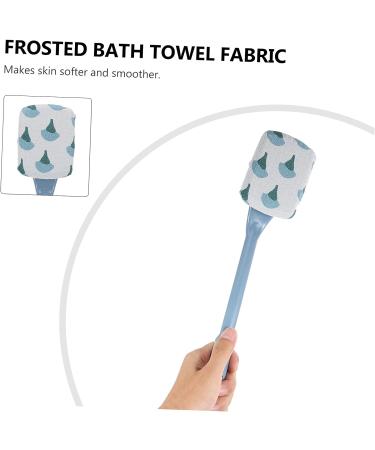 Healvian Bath Brush Scrubber - Household Shower Back Exfoliator with Handle - Blue Abs Body Cleaning Accessory - Buy Online on GoSupps.com