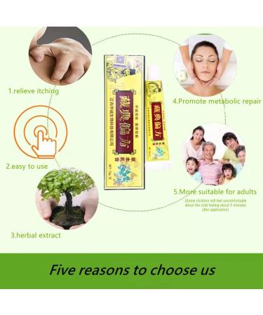 Chinese Herbal Eczema Psoriasis Cream | Anti-Itch Dermatitis Relief | Defeon New Face & Body Cream - 1pcs - Buy Online on GoSupps.com
