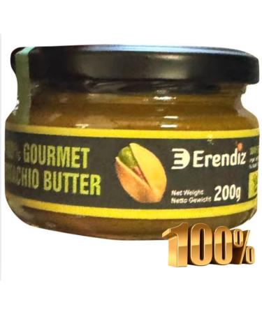 (Contains 100% Pistachios) – Pufai Erendiz Pistachio Cream with 100% Pistachios, No Added Sugar, No Additives, No Palm Oil, for Dubai Chocolate Kadayif Kadaifi, 200 Grams