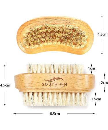 Premium Double-Sided Wooden Nail Brush | Hand Washing & Cleaning Brush for Nails - Buy Online on GoSupps.com