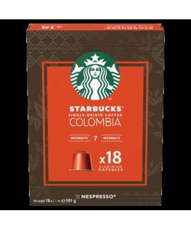 Starbucks Nespresso Colombia, 18 capsules