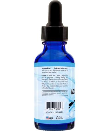 Absonutrix Acetyl L-Carnitine Liquid Drops - 593mg/Serving, 200 Servings, Quick Absorption, Gluten-Free, Non-GMO - GMP-Certified, Third-Party Tested, Made in USA - Buy Online on GoSupps.com