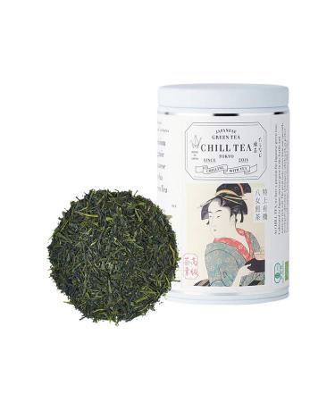 CHILL TEA Tokyo CHILL TEA Tokyo Premium Japanese Sencha Green Tea - 100% Japanese Sencha - Loose First Leaf - Sweet Umami Flavour - 80g Loose Leaf