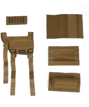 KWNRAOR Rifle Cheek Riser with 7 Buttstock Ammo Holder - Khaki - Buy Online on GoSupps.com