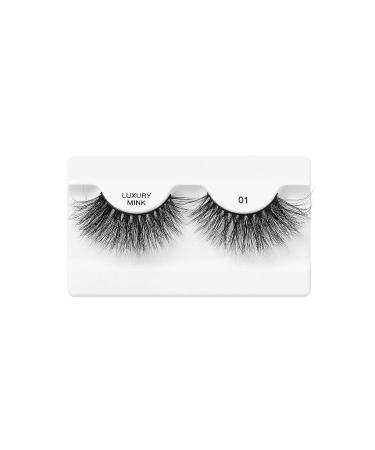 i-ENVY Luxury Mink Collection False Eyelashes - 100% Real Mink for Glamorous Eyes - Maximum Fluffiness and 3D Multi-Curl Angle - 1 Pack - Buy Online on GoSupps.com