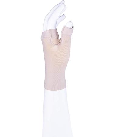 Truform Lymphedema Compression Gauntlet 20-30 mmHg Post Mastectomy Support - Medium Beige - Buy Online on GoSupps.com