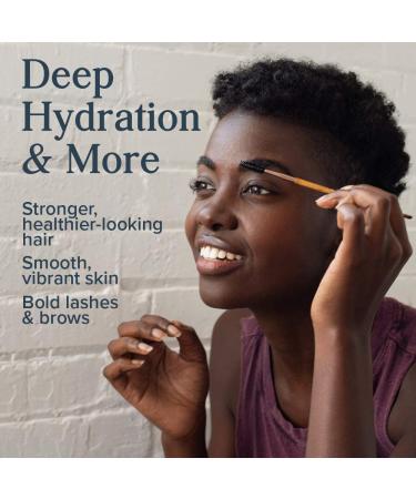 HERITAGE STORE Castor Oil 4oz - Deep Hydration for Hair, Skin, Lashes & Brows - Cold Pressed, Hexane Free, Vegan & Cruelty Free - Buy Online on GoSupps.com
