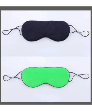 Warm & Cool Dual-Sided Sleeping Eye Mask - Unisex Breathable Travel & Office Shade | Wine Red - Buy Online on GoSupps.com