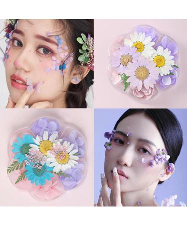 18 Types of Face Flower Body Charms for Women - DIY Makeup & Festival Accessories | Bridal Photography Set - Buy Online on GoSupps.com