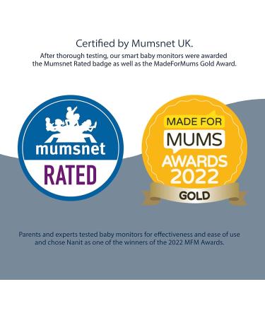 Nanit Pro Smart Baby Monitor & Floor Stand | 1080p Wi-Fi Video & Sound Camera | Sleep Coach & Breathing Motion Tracker | 2-Way Audio | iOS & Android Compatible | Includes Breathing Band | White - Buy Online on GoSupps.com